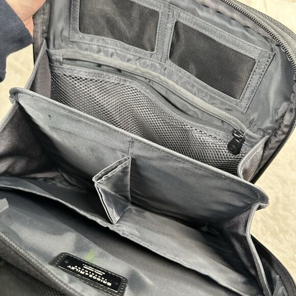 BRIGGS & RILEY Travelware Laptop Briefcase Backpack Black Durable Nylon - Picture 12 of 13